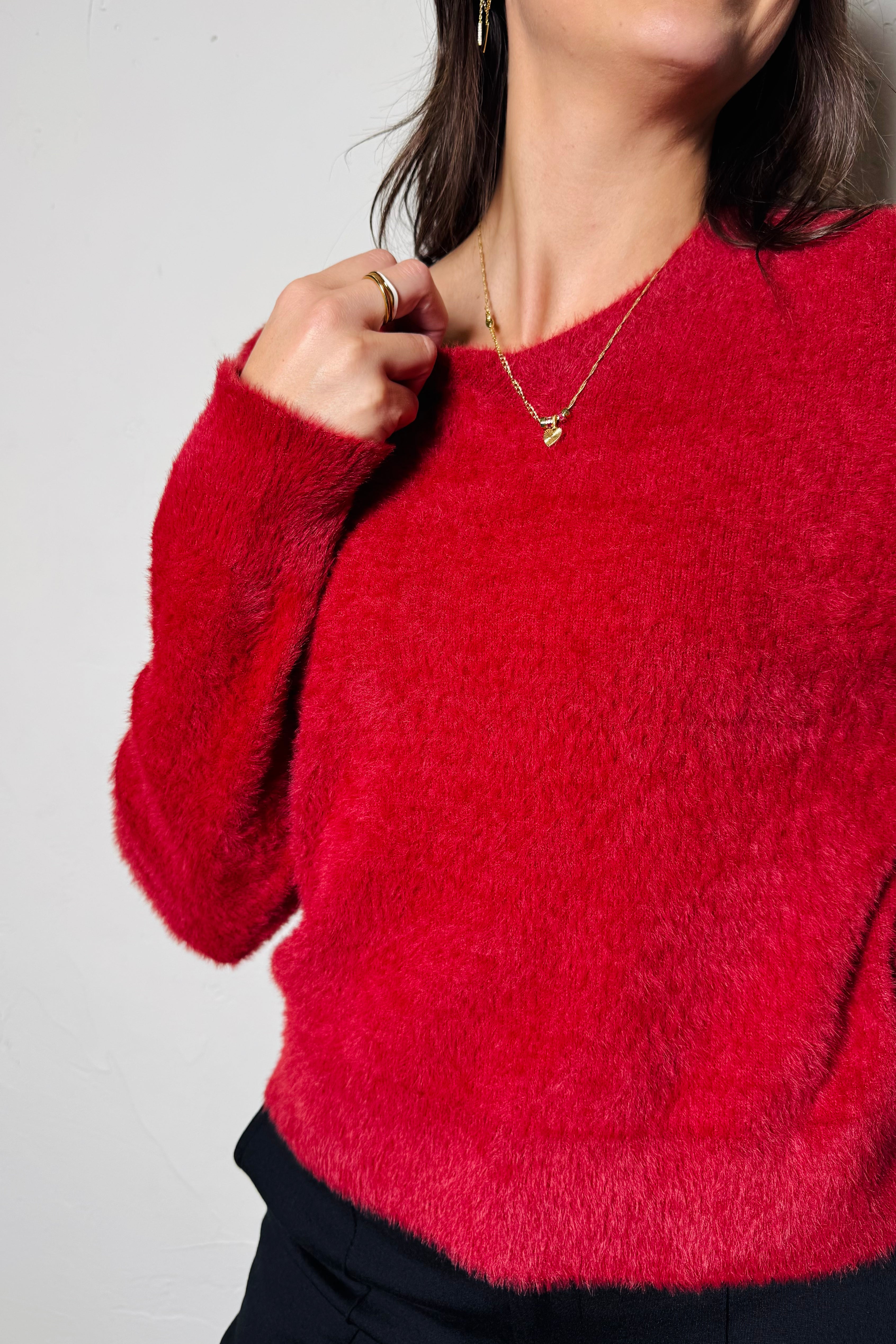 Feather V-Neck