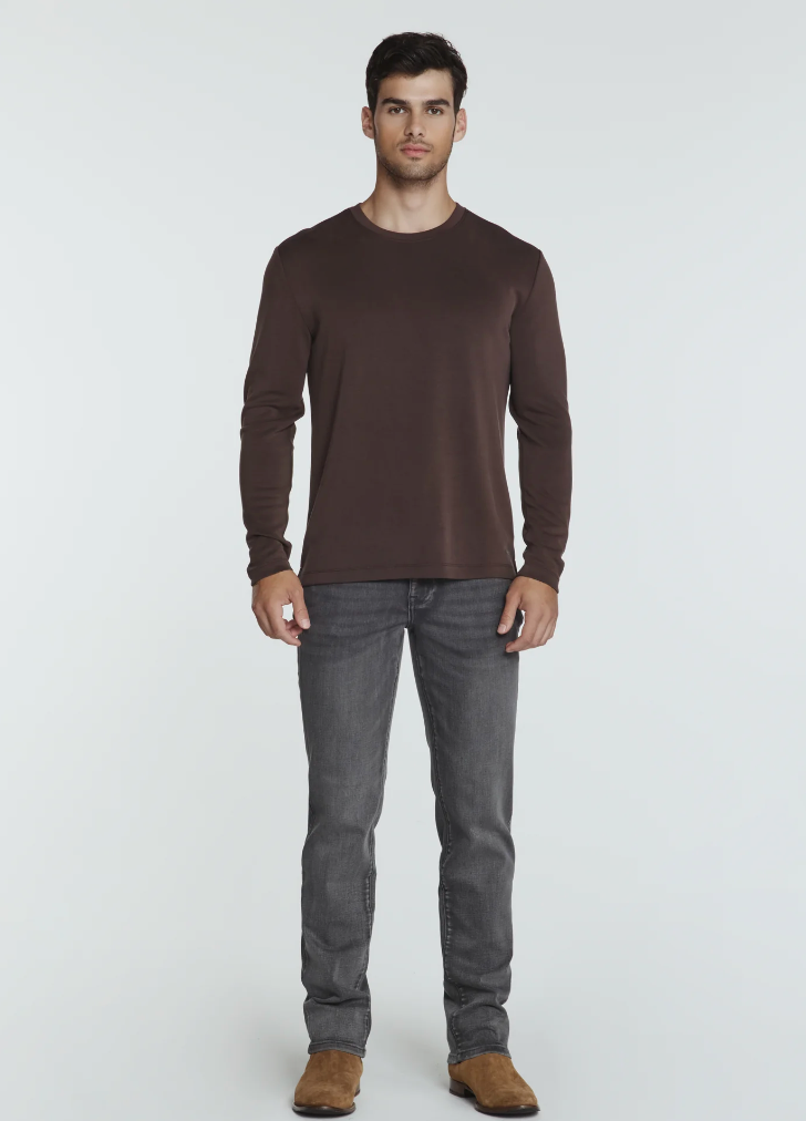 Rev Long Sleeve Tee-Cacao