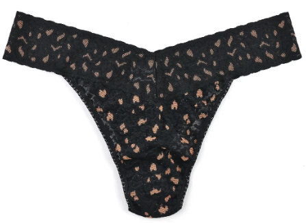 Printed Signature Lace Original Rise Thongs