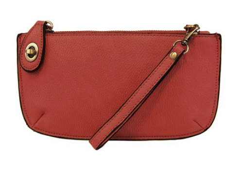 Solid Mini Crossbody Wristlet