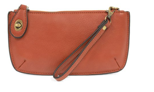 Solid Mini Crossbody Wristlet