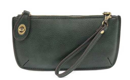 Solid Mini Crossbody Wristlet
