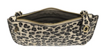 Leopard Mini Crossbody Wristlet