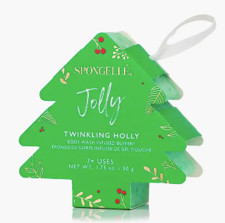 Tree Holiday Ornament Body Buffer and Shower Wash
