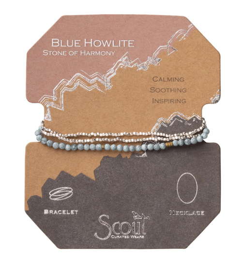 Delicate Stone Wrap Bracelet
