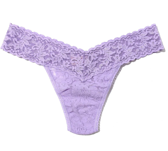 Solid Signature Lace Original Rise Thongs