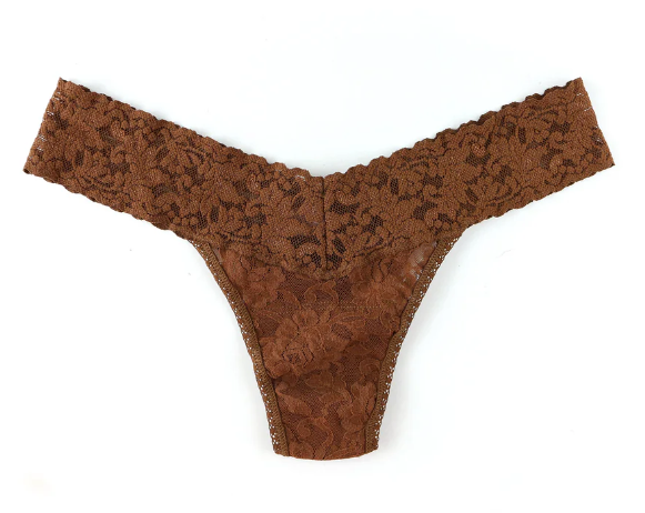 Solid Signature Lace Original Rise Thongs