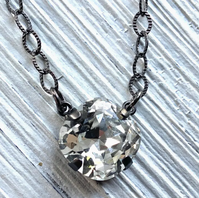 Edgy Gunmetal Layering Necklace