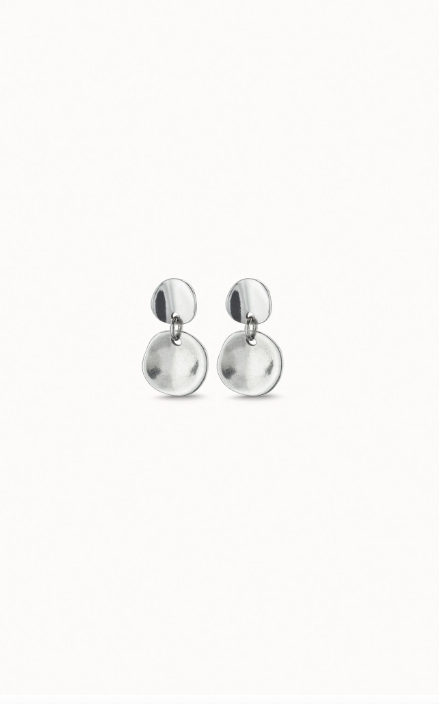 Silver-Plated Irregular Earrings