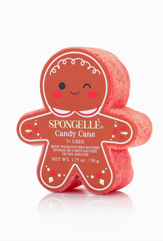 Holiday Gingerbread Body Wash&Buffer-Candy Cane