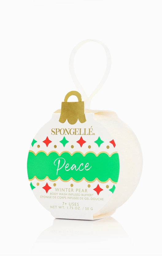 Holiday Ornament Body Wash&Buffer-Peace