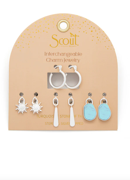 Interchangeable Charm Earrings