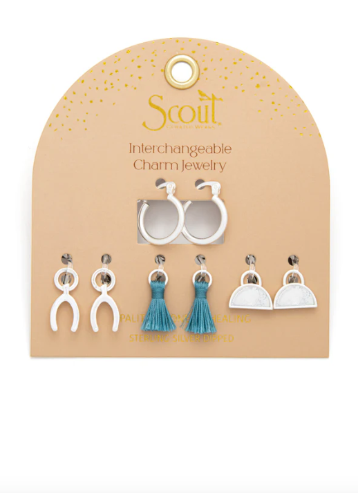 Interchangeable Charm Earrings