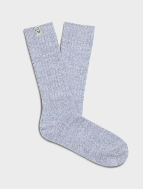 Rib Knit Slouchy Crew Socks