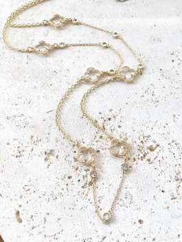 Clover Long Layering Necklace