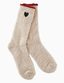 Cozy Heart Socks