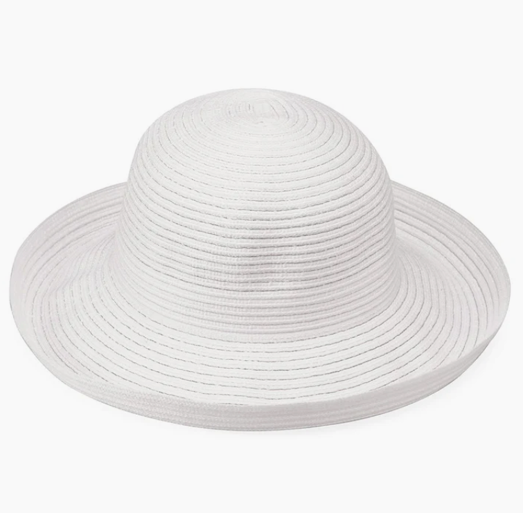 Sydney Wide Brim Hat-White