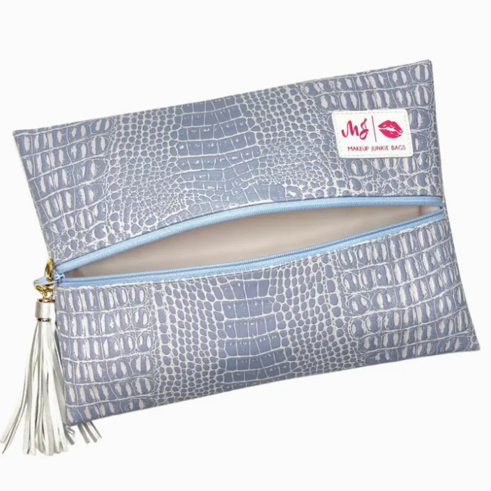 Makeup Junkie Bag-Shades of Iced Blue