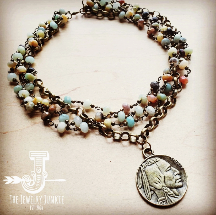 Amazonite Pendant | The Jewelry Junkie - view 3