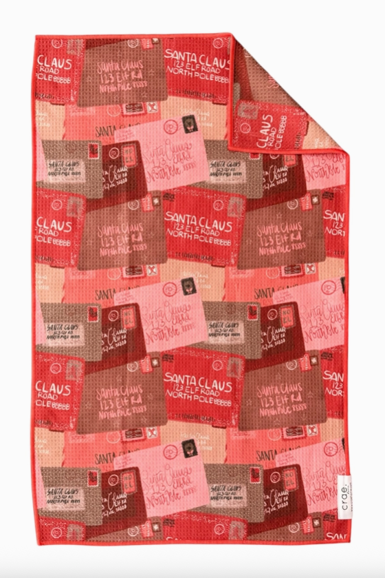 Double-Sided Hand Towel-Letters To Santa