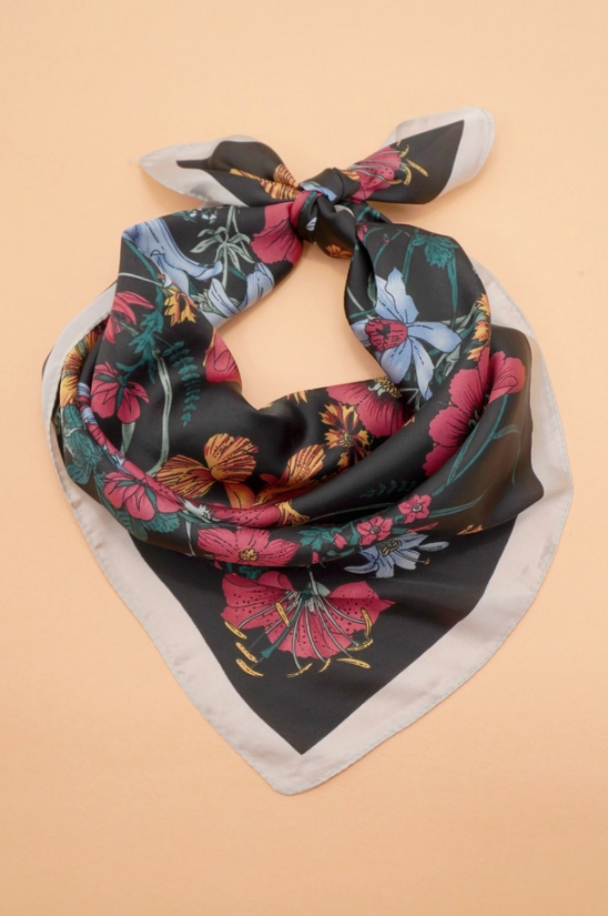Floral Print Scarf