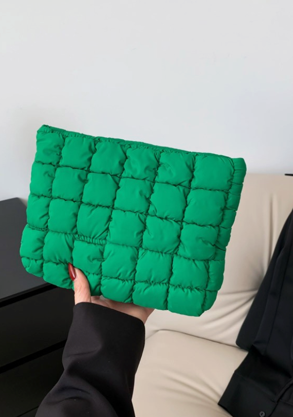 Quilted Puffy Cosmetic Bag