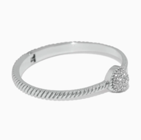 Illumina Celeste Dome Hinged Bangle