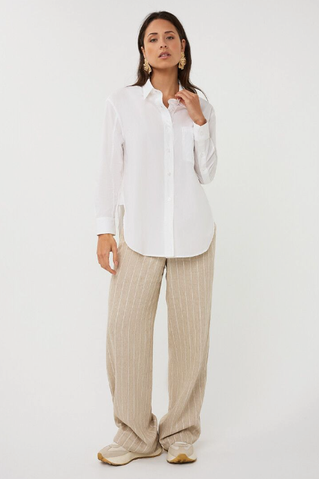 Cotton Poplin Blouse