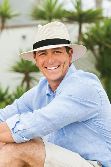 Palm Beach Hat-Ivory-Medium