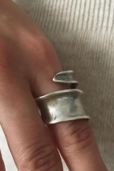 Rustic Design Wide Ring | Volare