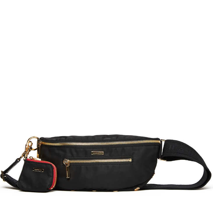 Charles Med Crossbody - Black Nylon