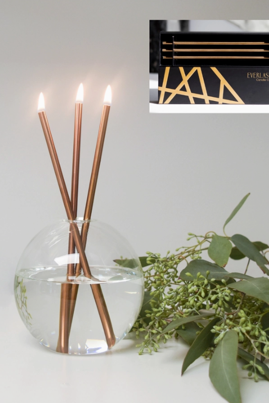 Champagne Reusable Candle-Candles Only