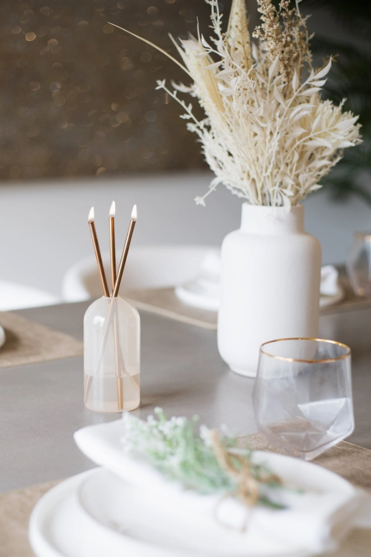 Pampas Glass Vase