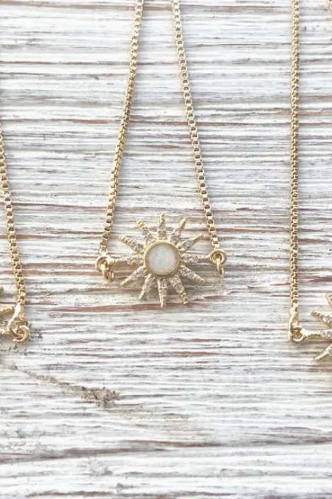 Opalite Sun Slider Bracelet