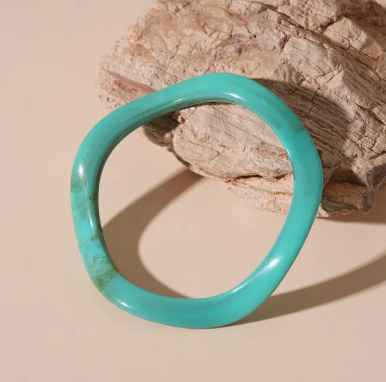 Irregular Wave Single Acrylic Bracelet