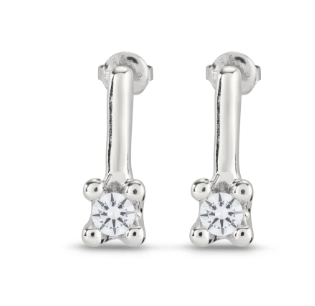 Divine Silver Earring