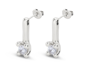 Divine Silver Earring