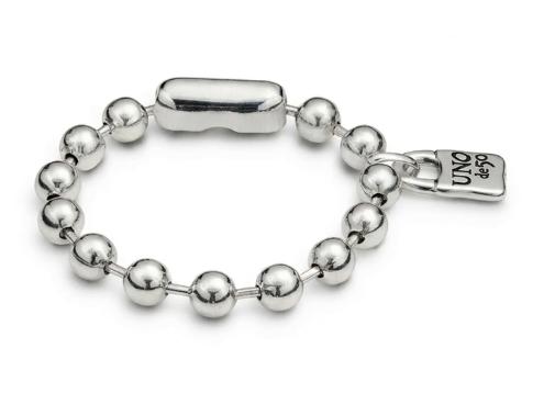 Snowflake Bracelet with padlock - Silver