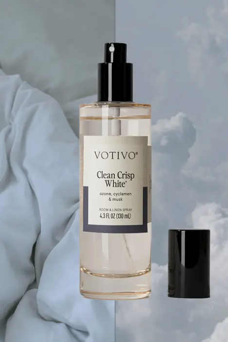 Clean Crisp White Room & Linen Spray | Votivo