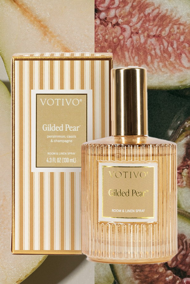 Gilded Pear Room & Linen Spray | Votivo