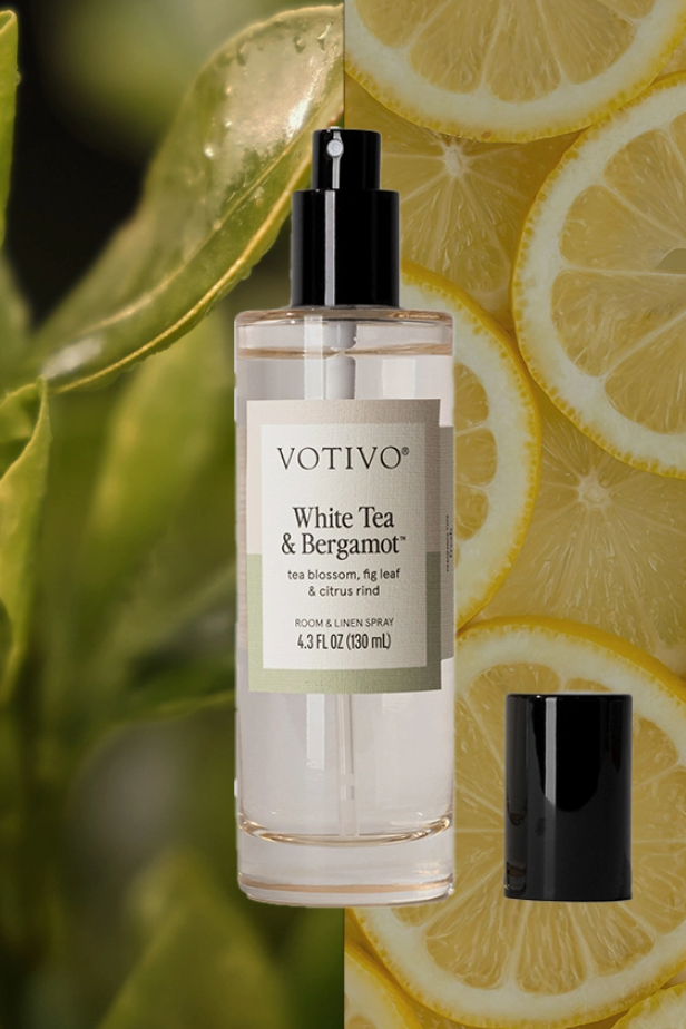 White Tea & Bergamot Room & Linen Spray | Votivo