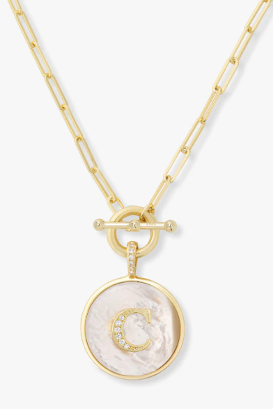 Love Letters Medallion Necklace - C