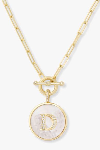 Love Letters Medallion Necklace - D