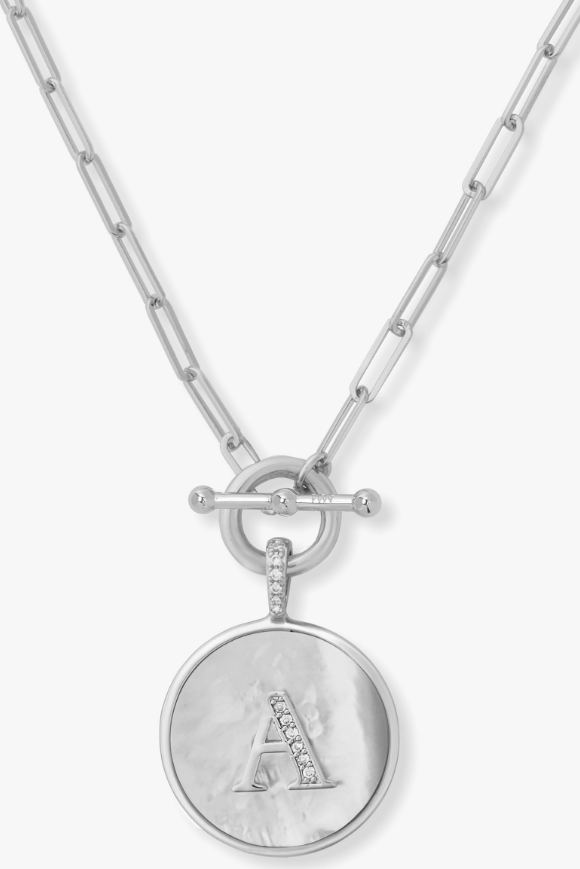 Love Letters Medallion Necklace - A