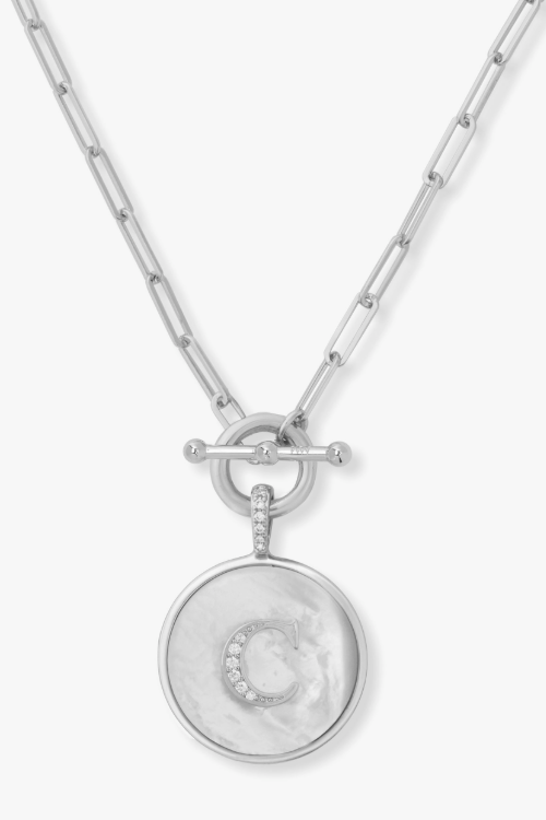 Love Letters Medallion Necklace - C