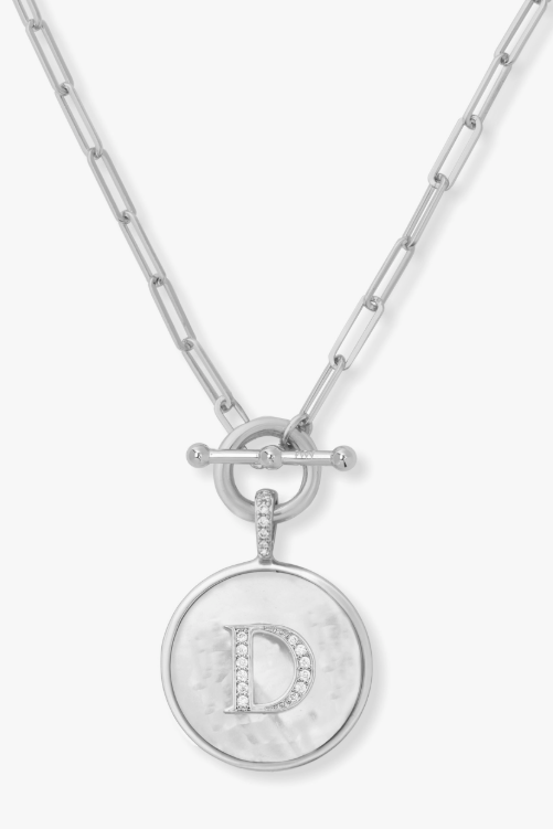 Love Letters Medallion Necklace - D