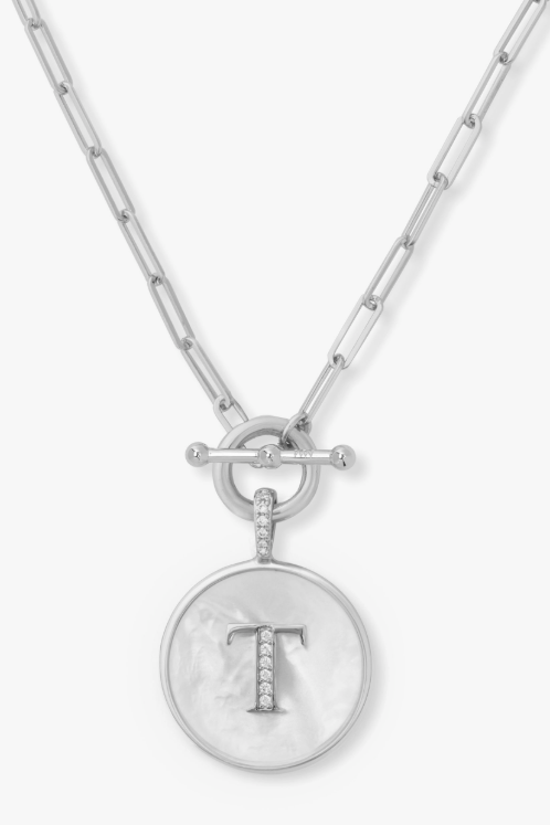 Love Letters Medallion Necklace - T
