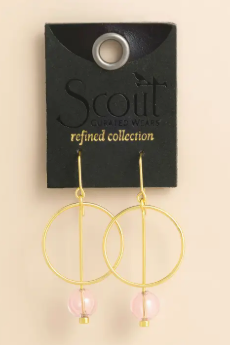 Glass Drop Earrings