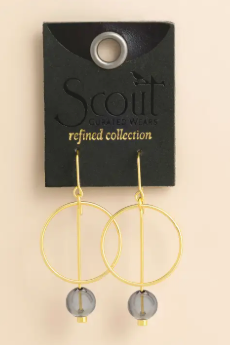 Glass Drop Earrings