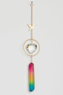 Stone Catcher - Hummingbird/Rainbow